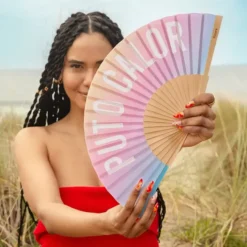 Abanico para haters del calor degradado