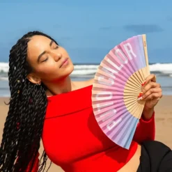 Abanico para haters del calor degradado