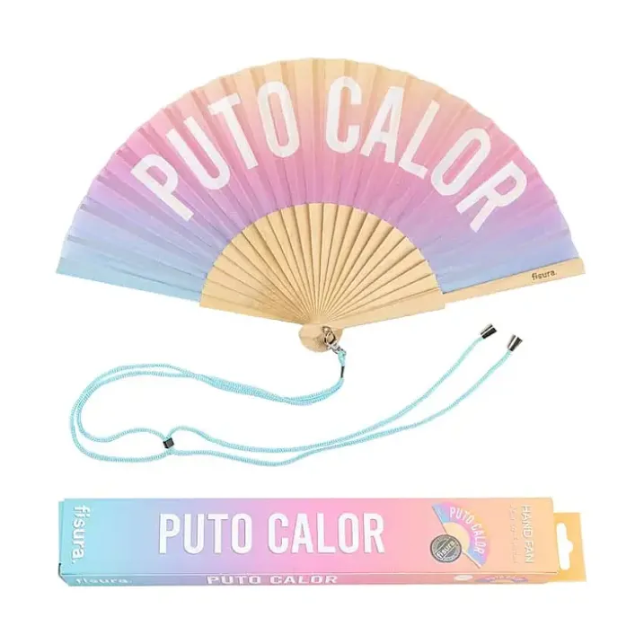 Abanico para haters del calor degradado