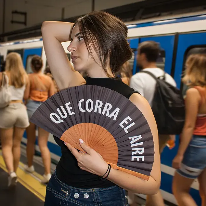 Abanico Que corra el aire