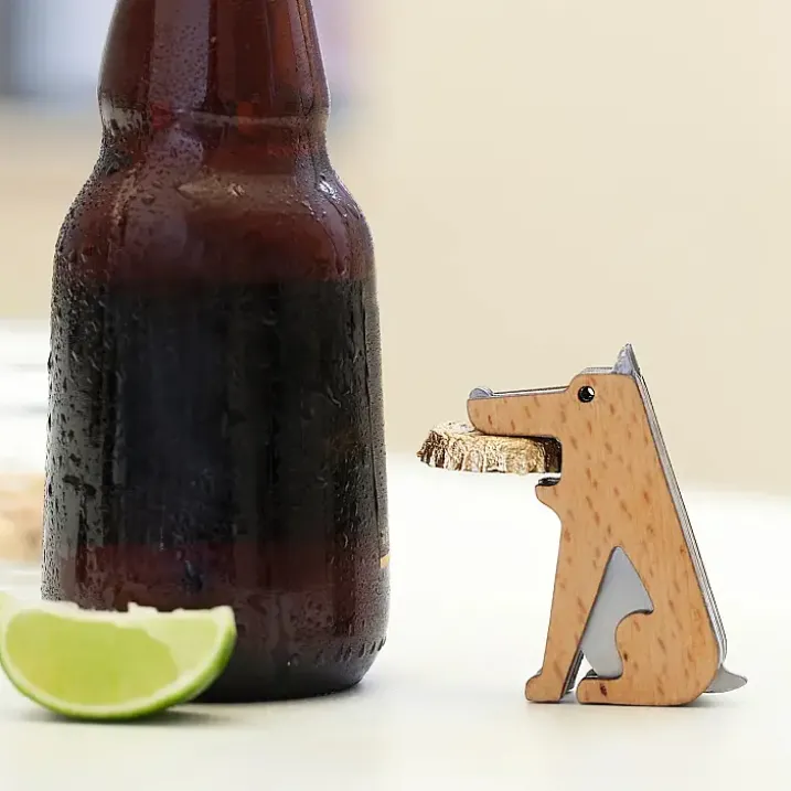 Abrebotellas en forma de perro