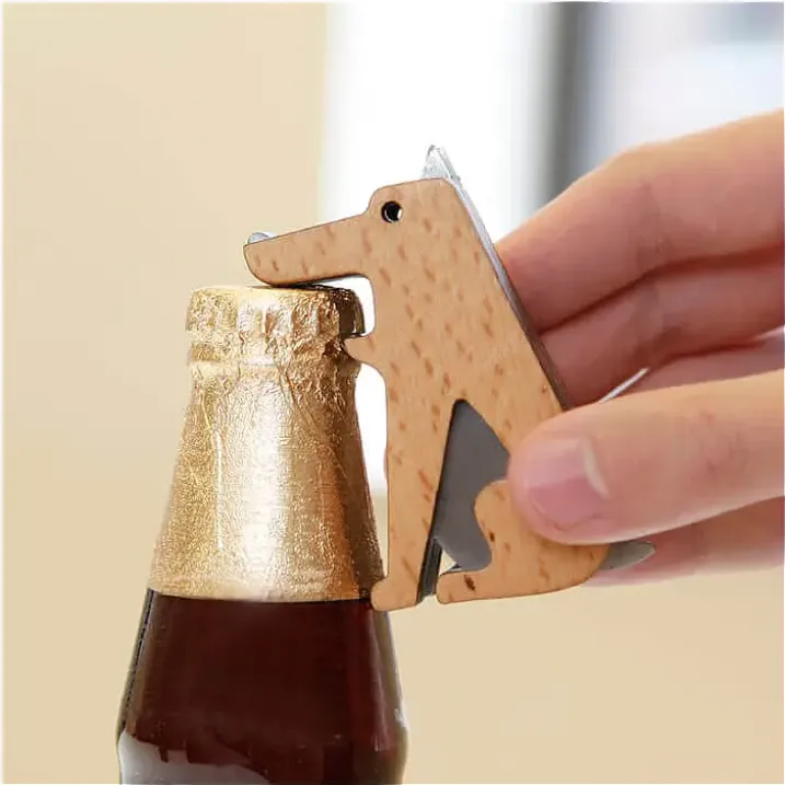 Abrebotellas en forma de perro