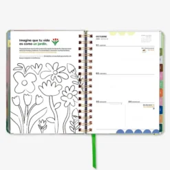 Agenda escolar Bloom semana vista 2026-2027