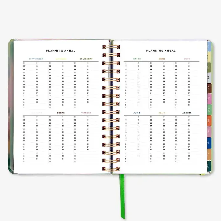 Agenda escolar Bloom semana vista 2026-2027