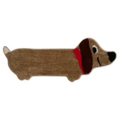 Alfombra en forma de perro salchicha