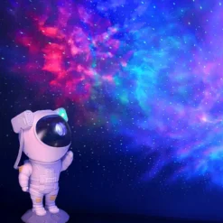 Astronauta proyector de estrellas