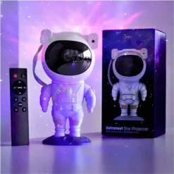Astronauta proyector de estrellas