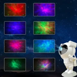 Astronauta proyector de estrellas