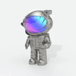 Astronauta proyector de vía láctea