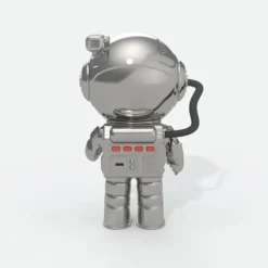 Astronauta proyector de vía láctea