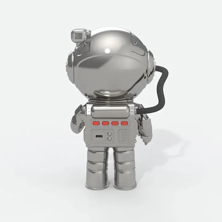 Astronauta proyector de vía láctea