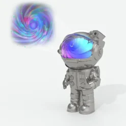 Astronauta proyector de vía láctea