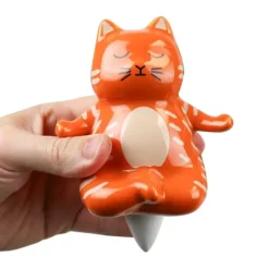Autorriego en forma de gato yogui