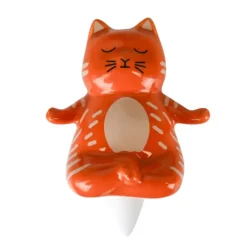 Autorriego en forma de gato yogui