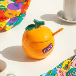 Azucarero original en forma de naranja