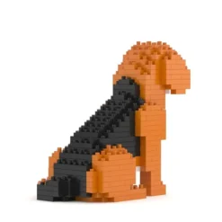 Bloques de construcción para crear un mini perrito Beagle