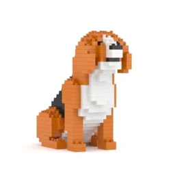 Bloques de construcción para crear un mini perrito Beagle