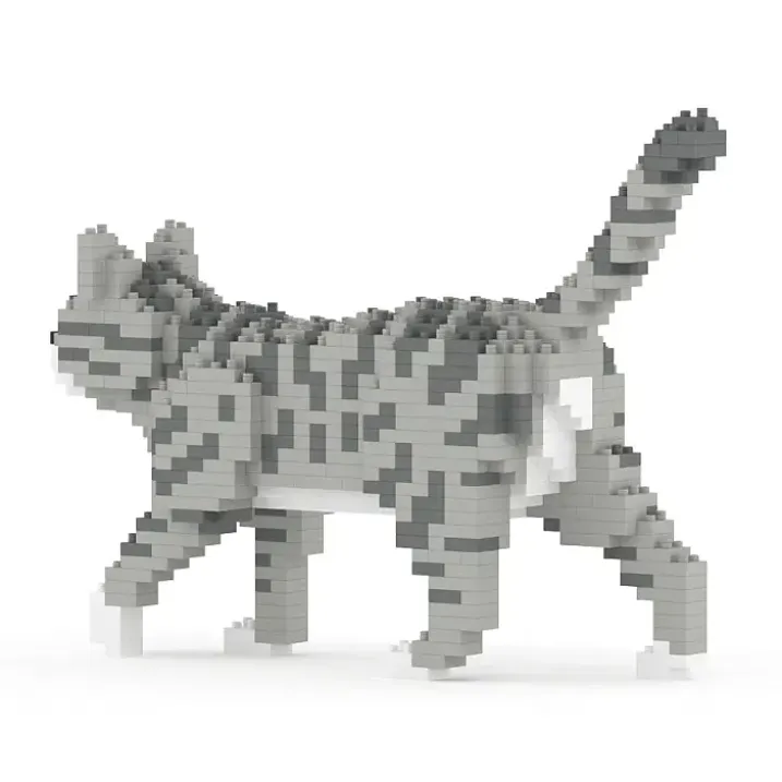 Bloques de construcción para crear un mini gato