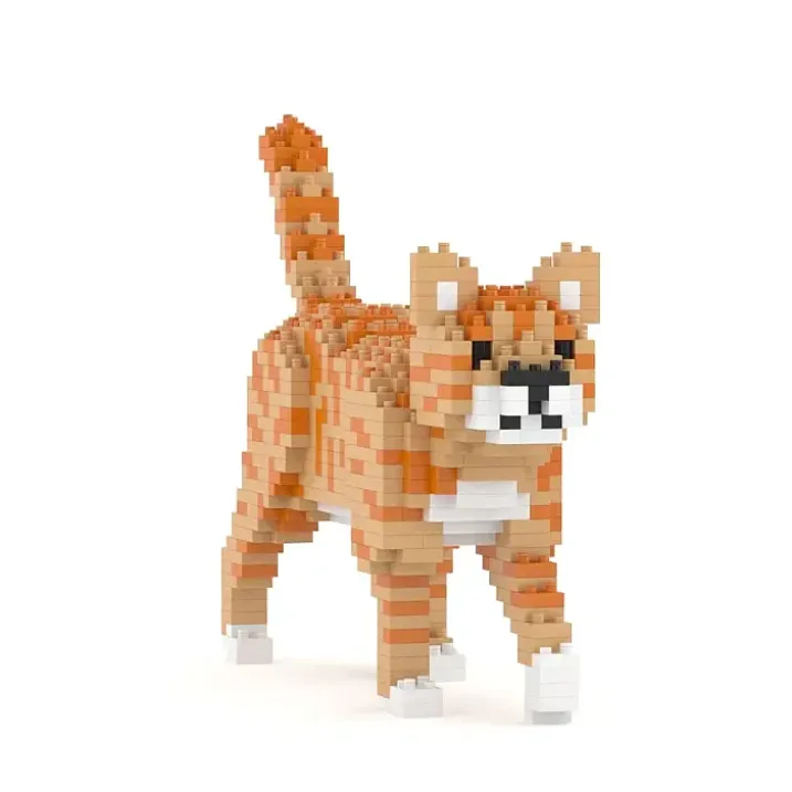 Bloques de construcción para crear un mini gato