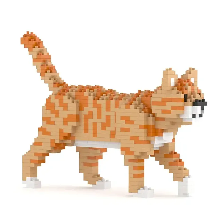 Bloques de construcción para crear un mini gato