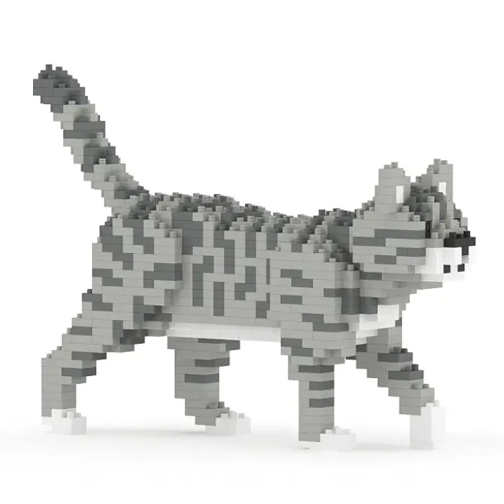 Bloques de construcción para crear un mini gato