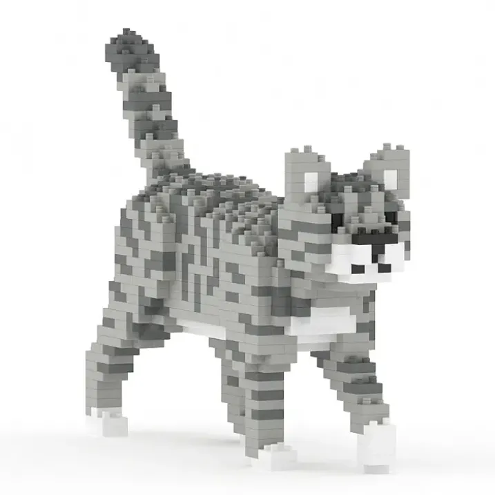 Bloques de construcción para crear un mini gato