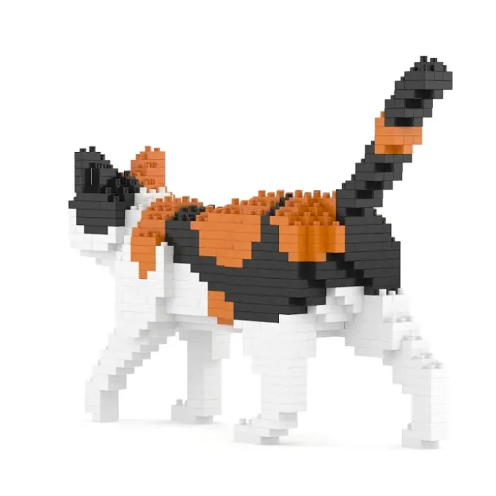Bloques de construcción para crear un mini gato