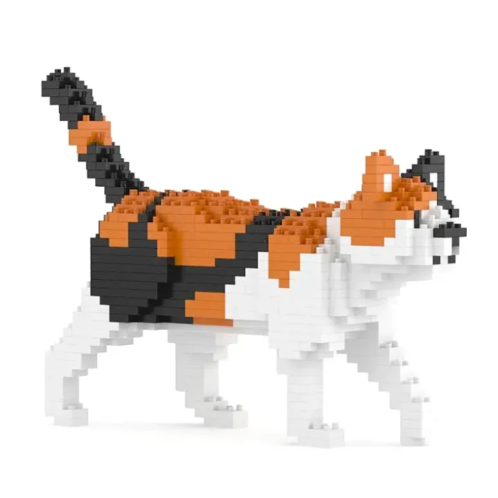 Bloques de construcción para crear un mini gato