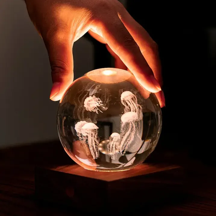 Bola de cristal con luz