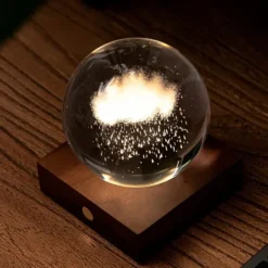Bola de cristal con luz