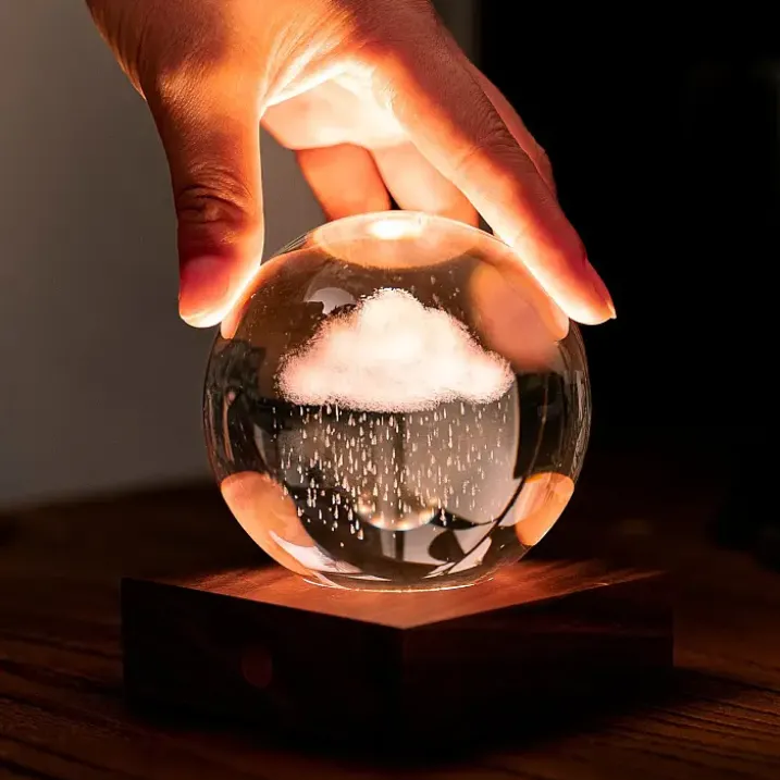 Bola de cristal con luz