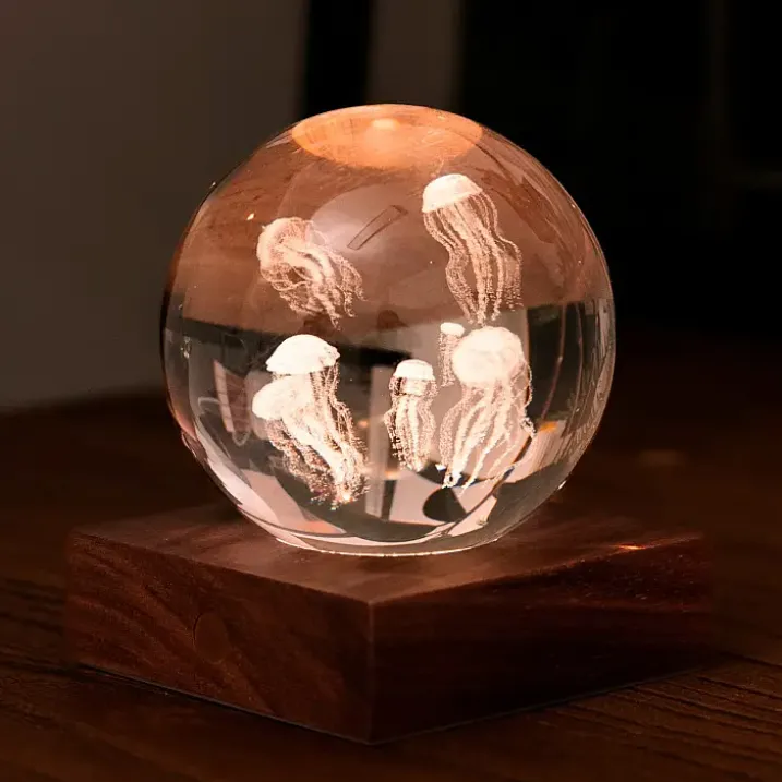 Bola de cristal con luz