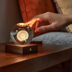 Bola de cristal con luz