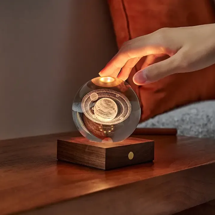 Bola de cristal con luz