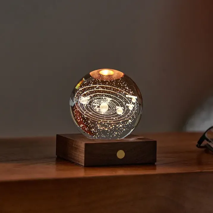 Bola de cristal con luz