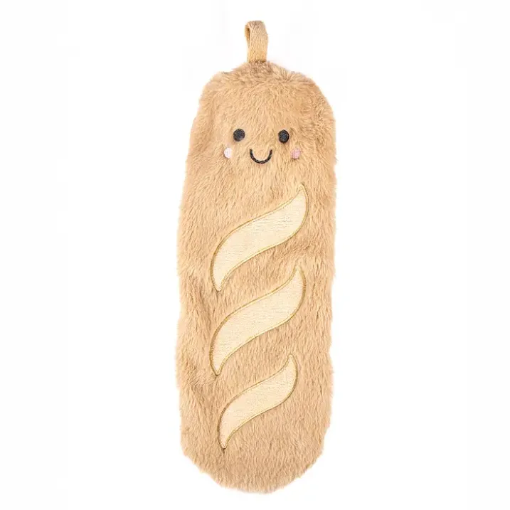 Bolsa de agua caliente en forma de baguette