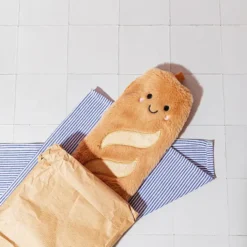Bolsa de agua caliente en forma de baguette