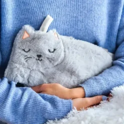 Bolsa de agua caliente en forma de gato