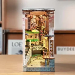 Book Nook: Kit para construir un sujetalibros de madera 3D
