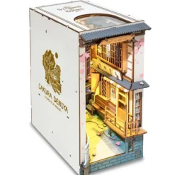 Book Nook: Kit para construir un sujetalibros de madera 3D