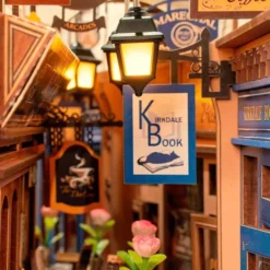 Book Nook: kit para construir un sujetalibros 3D en forma de galería parisina
