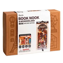 Book Nook: kit para construir un sujetalibros 3D en forma de galería parisina