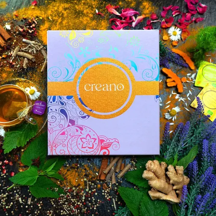 Caja de regalo con 45 bolsitas de té orgánico