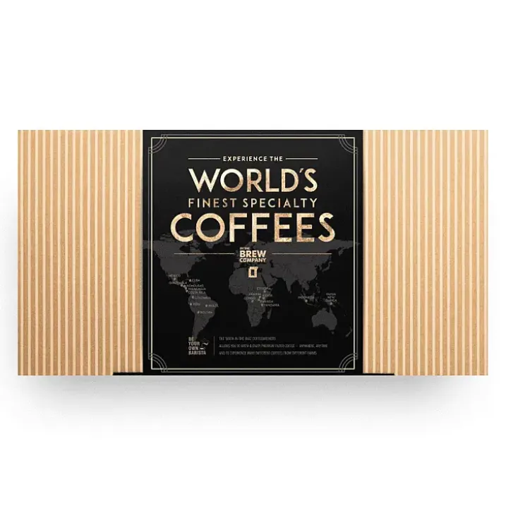 Caja de regalo con los mejores cafés del mundo. 14 bolsitas