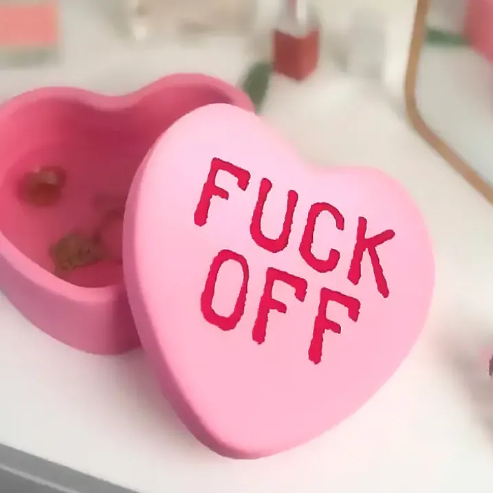 Cajita en forma de corazón