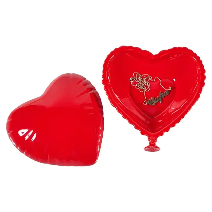 Cajita en forma de globo corazón