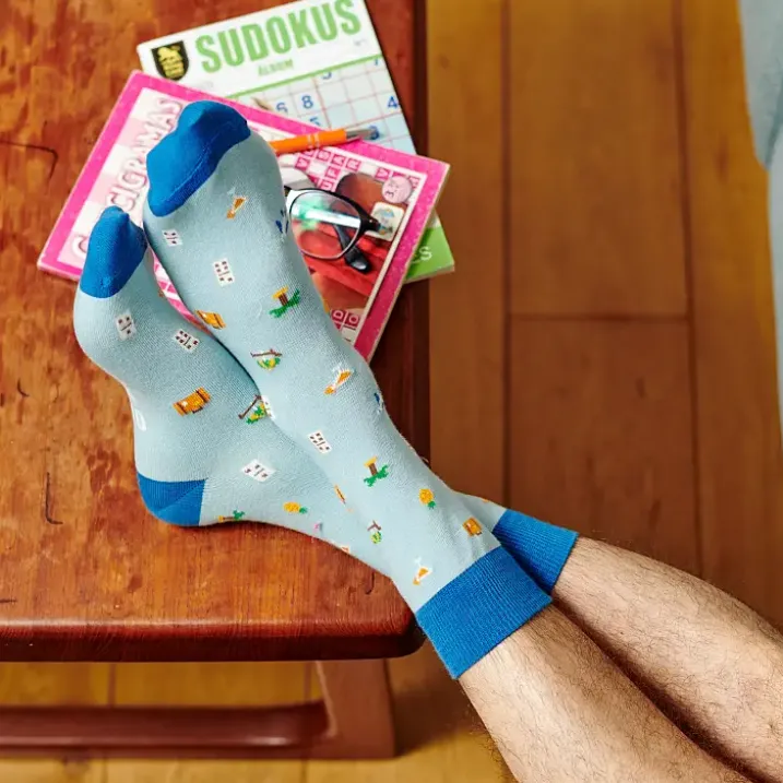Calcetines con mensaje: Si puedes leer esto me he jubilado