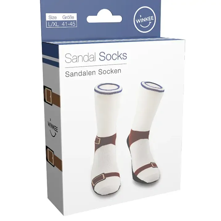 Calcetines divertidos sandalias de guiri