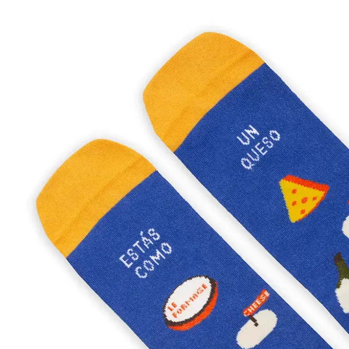 Calcetines originales Estás como un queso