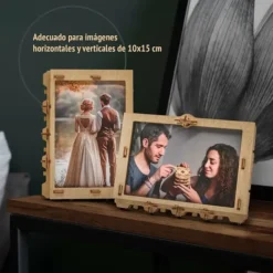 ClueFrame: Marco de fotos con rompecabezas